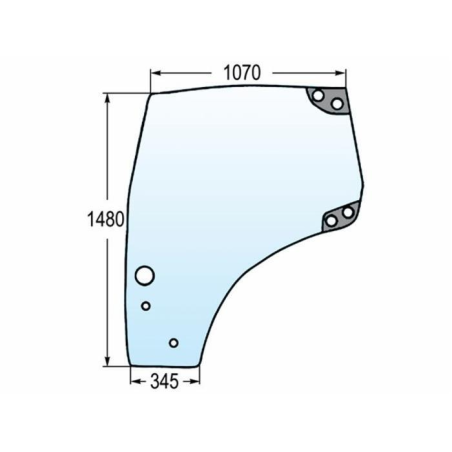 VETRO PORTIERA ADATTABILE 87560786