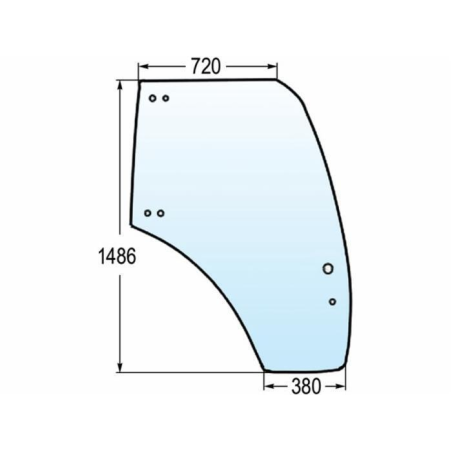 VETRO PORTIERA ADATTABILE 04418952