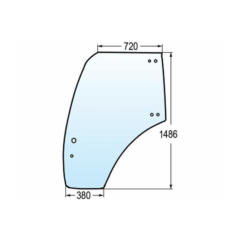 VETRO PORTIERA ADATTABILE 04418951