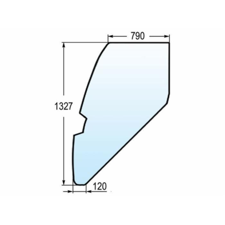 VETRO PORTIERA ADATTABILE 5154934