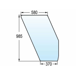 VETRO PORTIERA DESTRO ADATTABILE 5108670