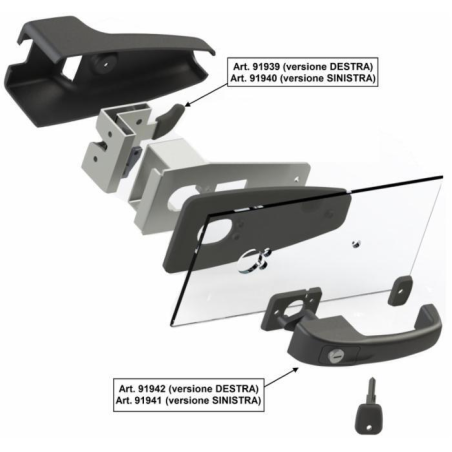 KIT MANIGLIA SINISTRO