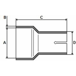 MANICOTTO FEMMINA Ø 70,6-75 MM