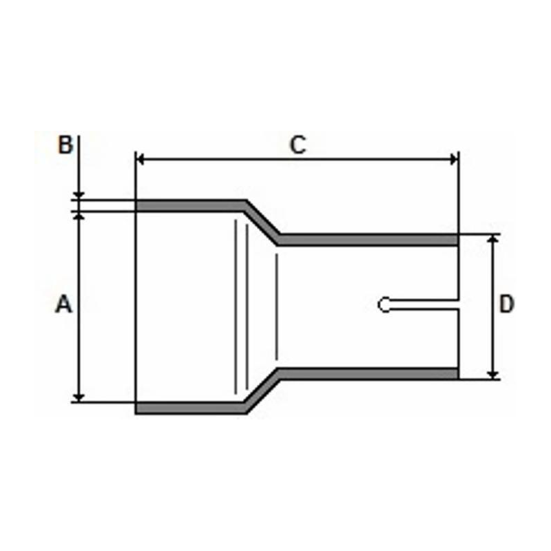 MANICOTTO FEMMINA Ø 111-115 MM
