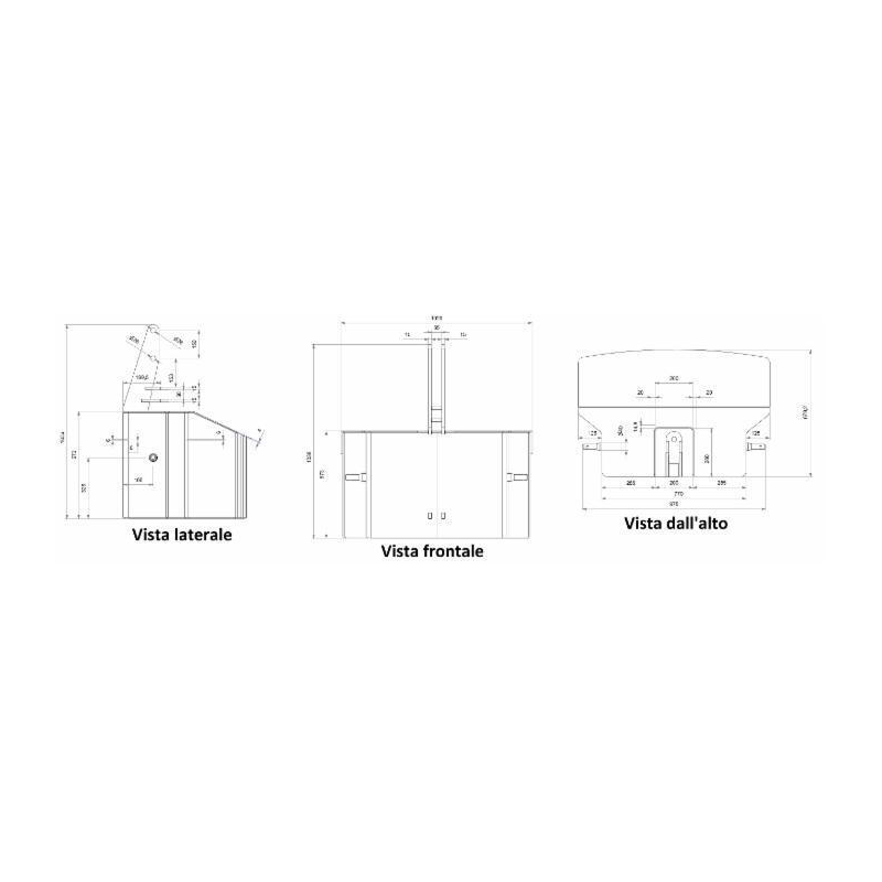 ZAVORRA 1200 KG - GRIGIA