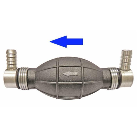 POMPETTA GASOLIO MANUALE Ø12X12 ATTACCHI 90°