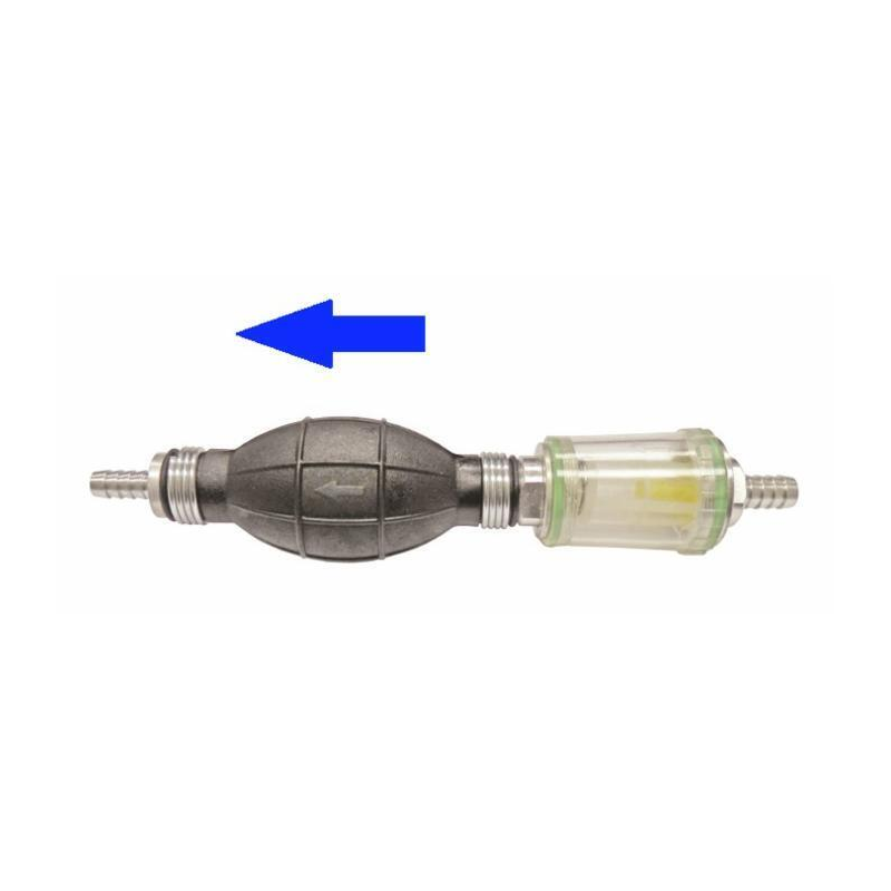POMPETTA GASOLIO MANUALE Ø8X8 CON FILTRO