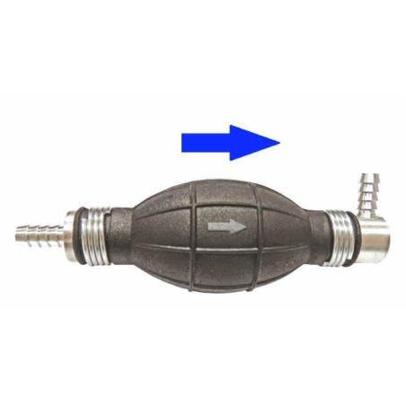 POMPETTA GASOLIO MANUALE Ø8X8 - ATTACCO DIRTTO + ATTACCO 90°