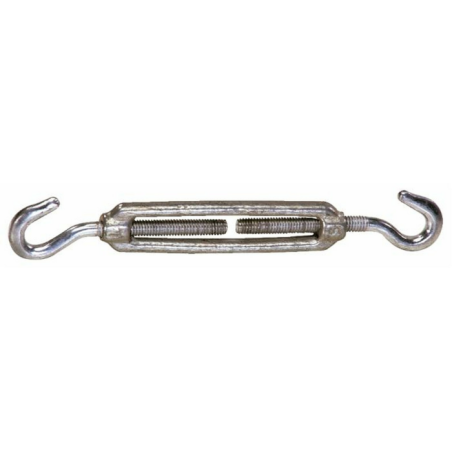 TENDITORE DUE GANCI, FILETTO Ø 3/4", L MINIMA - 345MM