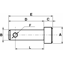 PERNO A SALDARE Ø22 UTILE-60