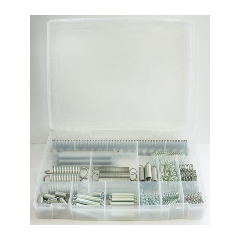 CASSETTA ASSORTIMENTO MOLLE TRAZIONE E COMPRESSIONE