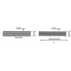 CASSETTA ASSORTIMENTO MOLLE TRAZIONE E COMPRESSIONE