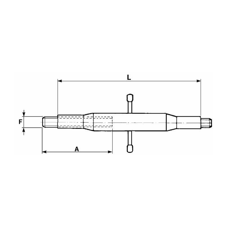 TENDITORE M27X3 CON MANICOTTO L-320