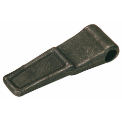 CERNIERA PIATTA PER SPONDE CON BORDINO L-46MM.