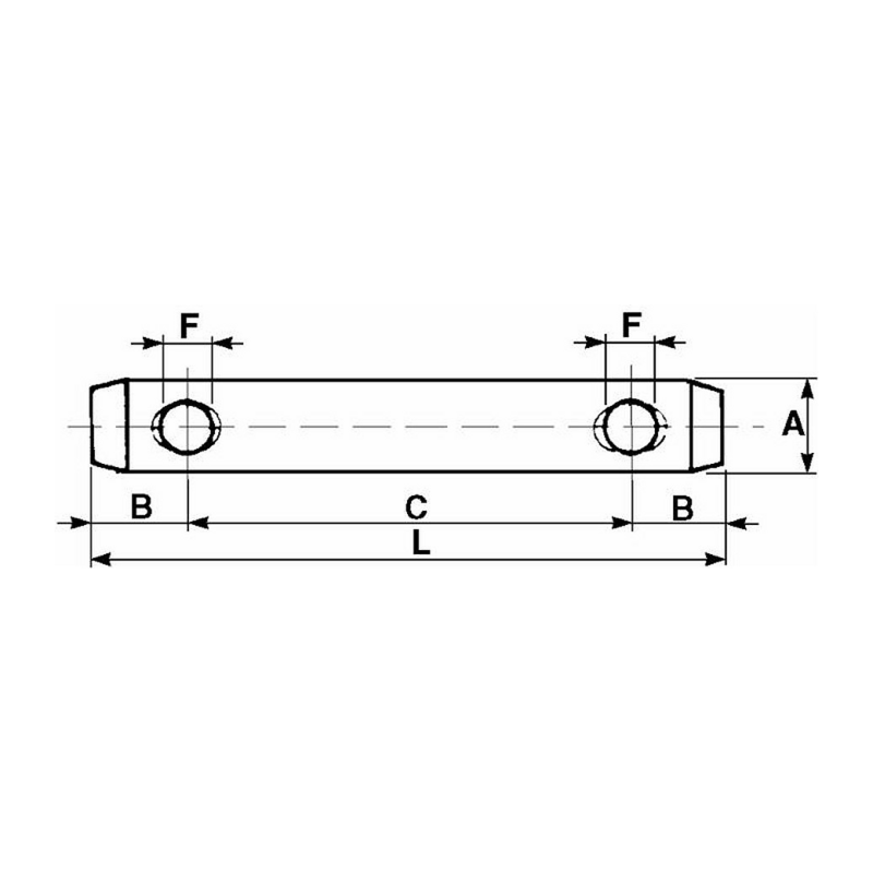 PERNO Ø22 L-140 INT-96 ZINCATO