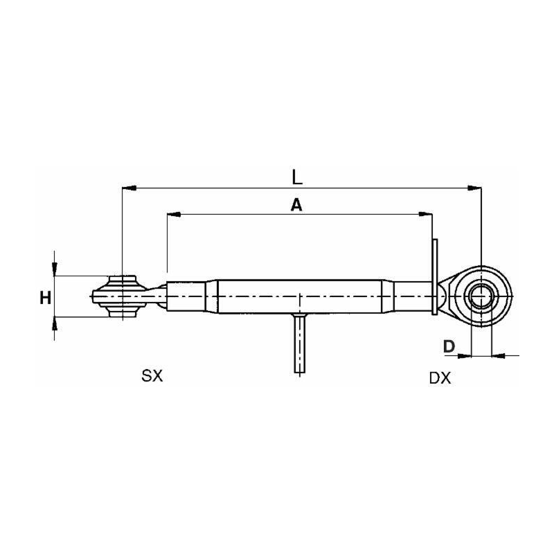 3PUNTO BASIC 27X3 CATEGORIA 2, TUBO L-180