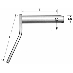 PERNO CON MANIGLIA Ø19 UTILE-123
