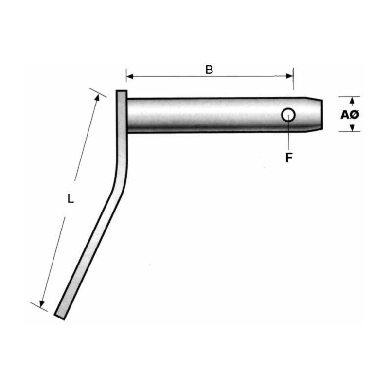 PERNO CON MANIGLIA Ø19 UTILE-123