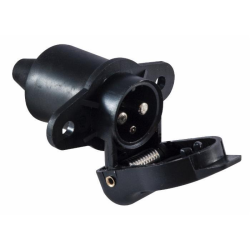Presa 3 poli 12–24 V in plastica
