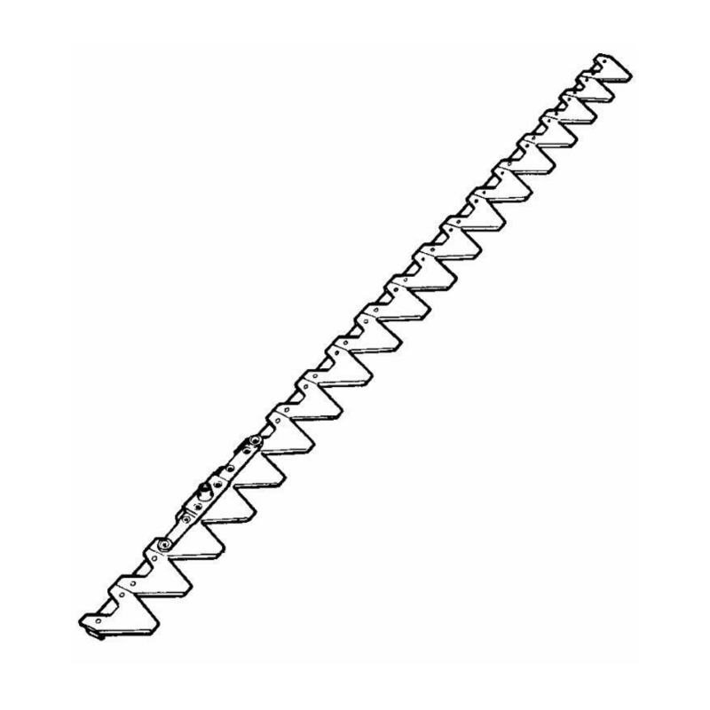LAMA 15 SEZIONI 2 MM RIGATE L - 1,10MT