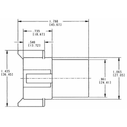 CONNETTORE E PIASTRINA PRESA 8 POLI CONNEX