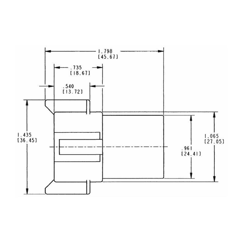 CONNETTORE E PIASTRINA PRESA 8 POLI CONNEX