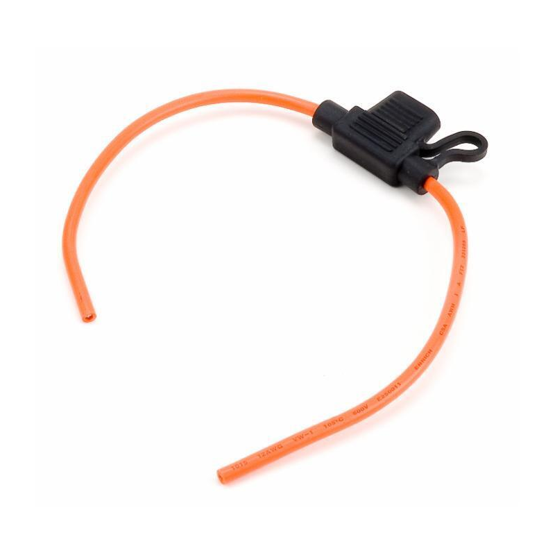 PORTAFUSIBILE A TENUTA STAGNA PER MINI FUSIBILE CON CAVO 4MM² L- 120MM