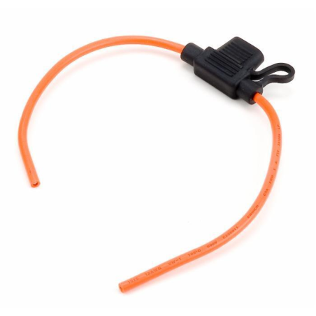 PORTAFUSIBILE A TENUTA STAGNA PER MINI FUSIBILE CON CAVO 4MM² L- 120MM