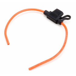 PORTAFUSIBILE A TENUTA STAGNA PER FUSIBILE BILAMA CON CAVO 4MM² L- 120MM