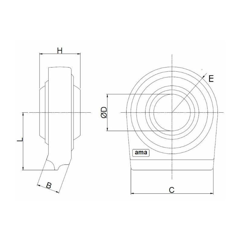 SUPP.ROT.SFERICA Ø-51 TESTAØ-126 INTER-80 INFER.