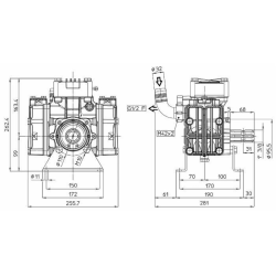 POMPA A MEMBRANA MOD.UDOR DELTA 40 1C