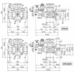 ELETTROPOMPA A MEMBRANA MOD UDOR IOTA20 220V