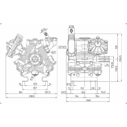 POMPA A MEMBRANA MOD.UDOR ZETA 100 1C