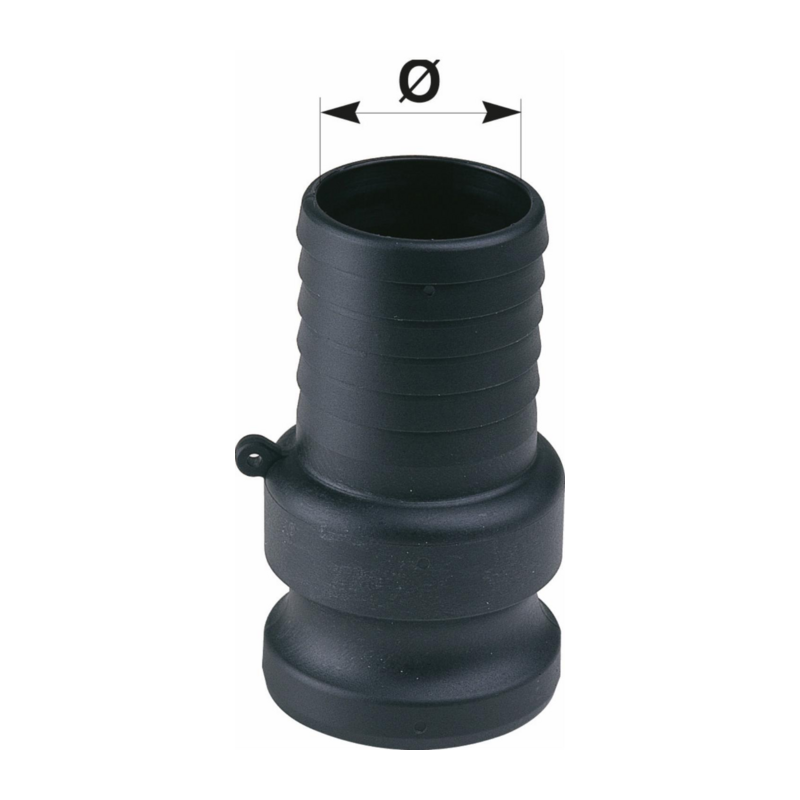 Accoppiatore maschio / Portagomma