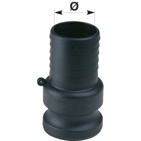 Accoppiatore maschio / Portagomma