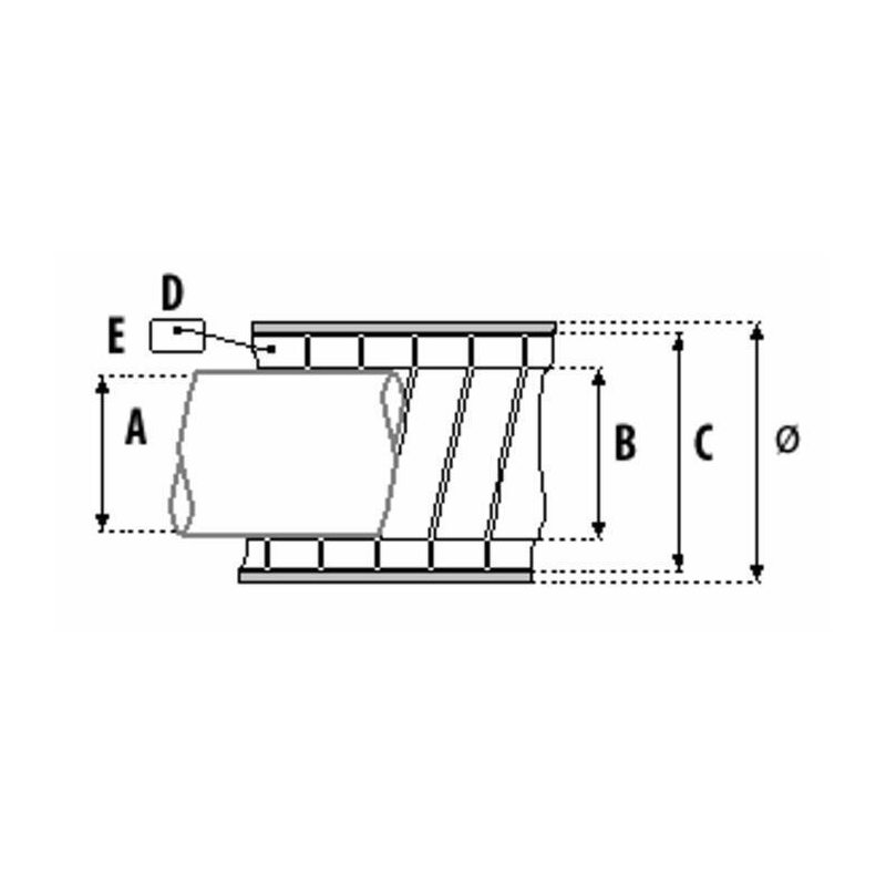 GUAINA CON TUBETTO 2,0X2,7X4,0X5,0