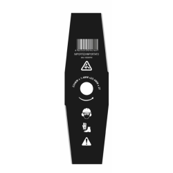 DISCO 2 DENTI ACCIAIO Ø230-1.4