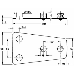 PIASTRA PORTACOLTELLO