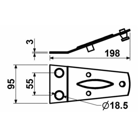 PIASTRA PORTACOLTELLO