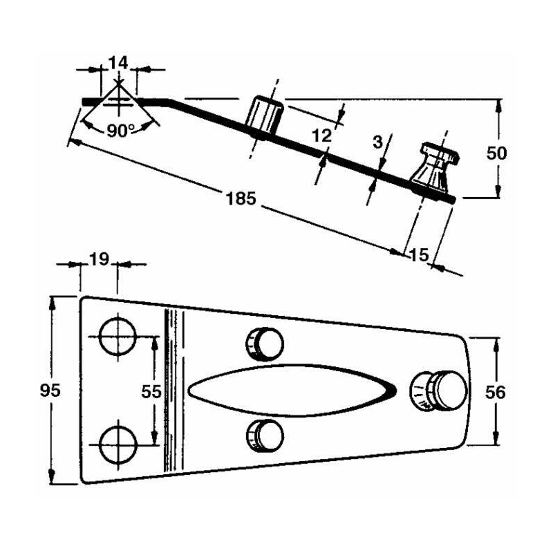 PIASTRA PORTACOLTELLO