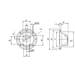 LANTERNA PER MOTORE ELETTRICO GRANDEZZA 100-112