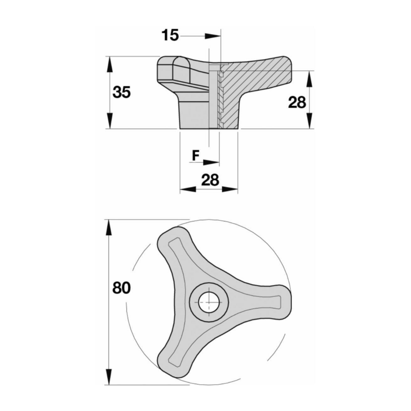 VOLANTINO 3 BRACCI M12