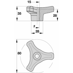 VOLANTINO 3 BRACCI M14
