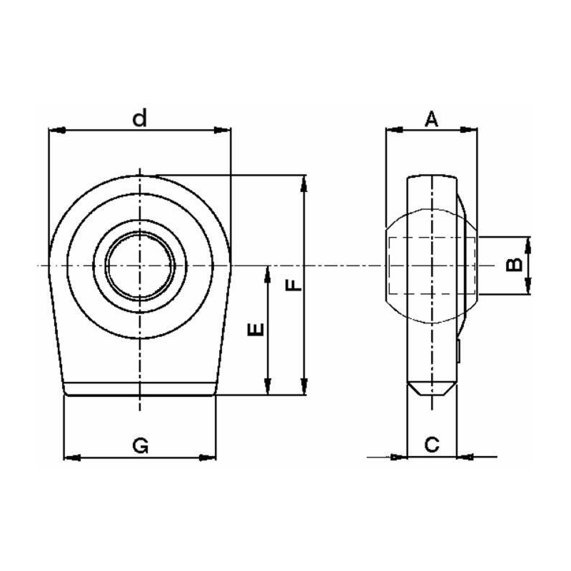 SUPP.ROT.SFERICA Ø 28 TESTAØ 85 INTER 80 INFER.