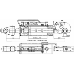 3°PUNTO IDRAULICO 90X40X200