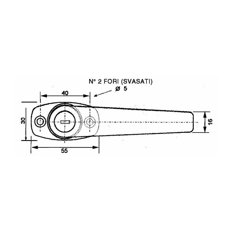 MANIGLIA PER CABINA TRATTORI