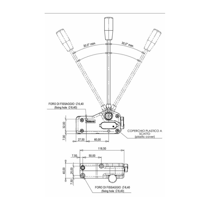 LEVA TELECOMANDO SINGOLA