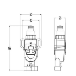 Interruttore luci di arresto a scatto rapido