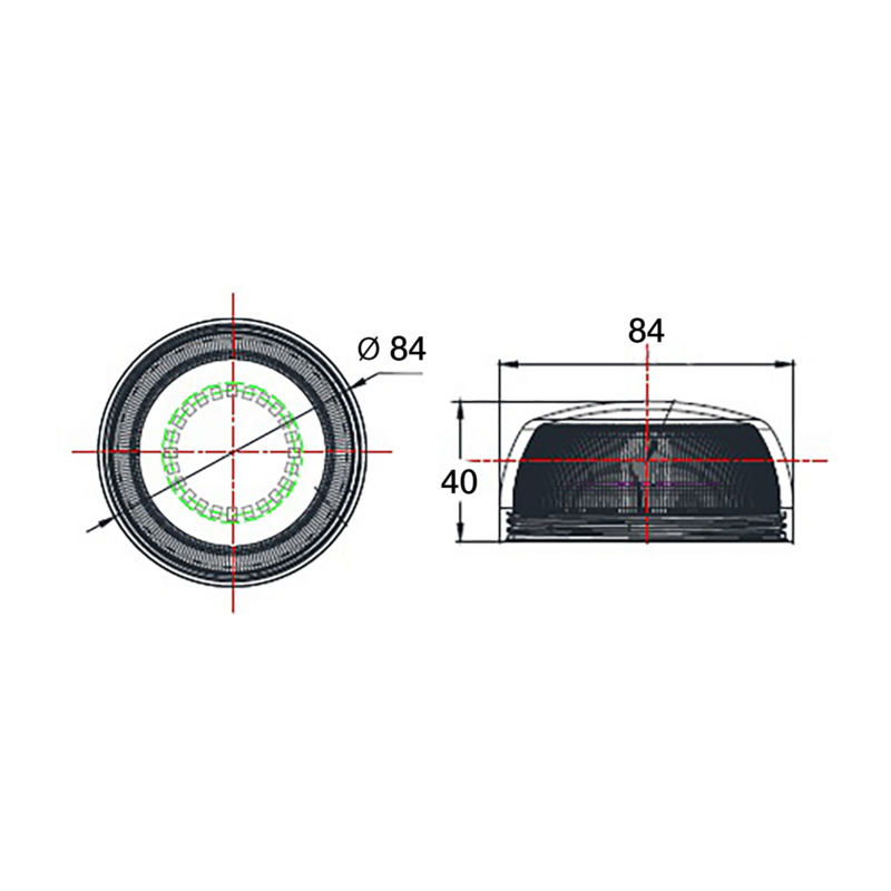 Calotta girofaro 65101