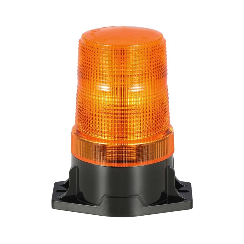 Lampeggiante LED base piana 10-110V DC